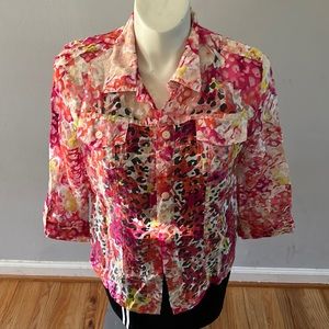 JM collections button down shirt